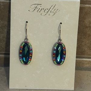 Firefly Large Oval Earrings